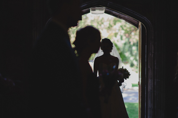 bride's entrance, photo by Aron Goss | via junebugweddings.com