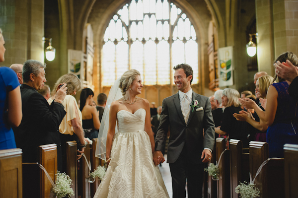 the happy couple, photo by Aron Goss | via junebugweddings.com