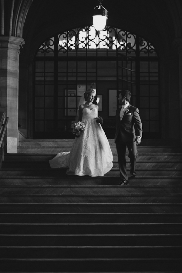 romantic wedding wedding portrait, photo by Aron Goss | via junebugweddings.com