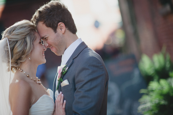 romantic wedding portrait, photo by Aron Goss | via junebugweddings.com