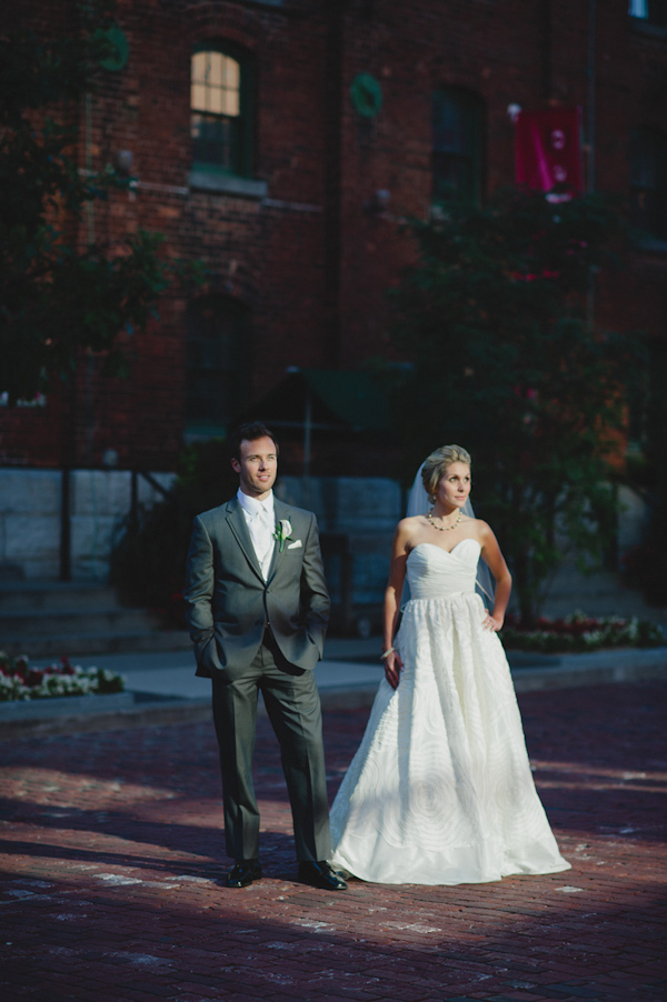 romantic wedding portrait, photo by Aron Goss | via junebugweddings.com