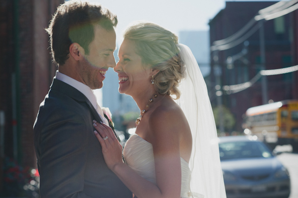 romantic wedding portrait, photo by Aron Goss | via junebugweddings.com