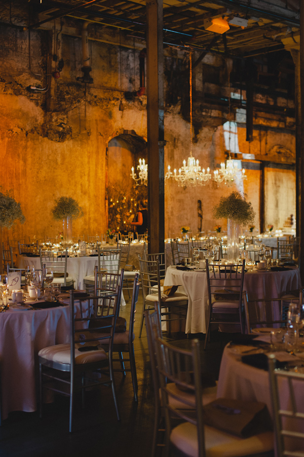 romantic candlelit wedding reception, photo by Aron Goss | via junebugweddings.com