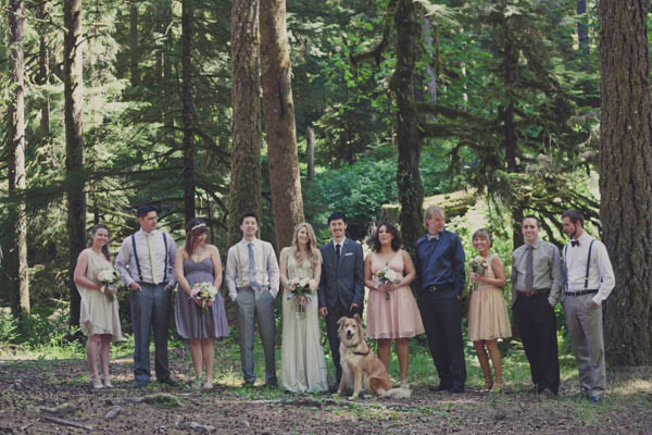 mismatched bridal party fashion