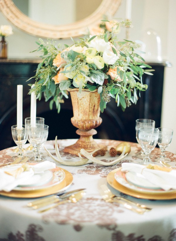 elegant floral centerpiece