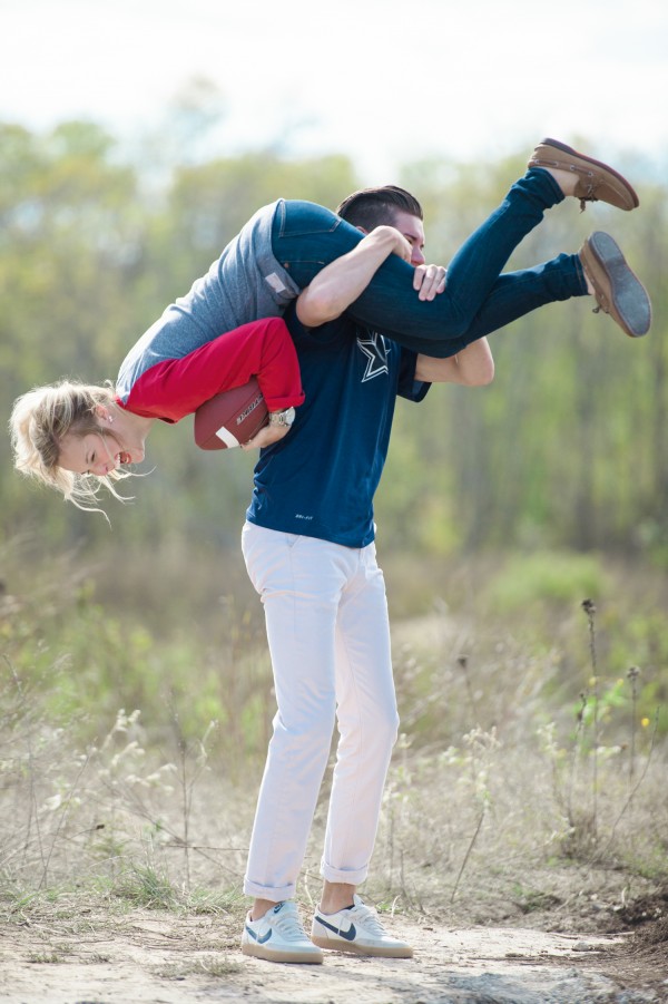 football engagement shoot 