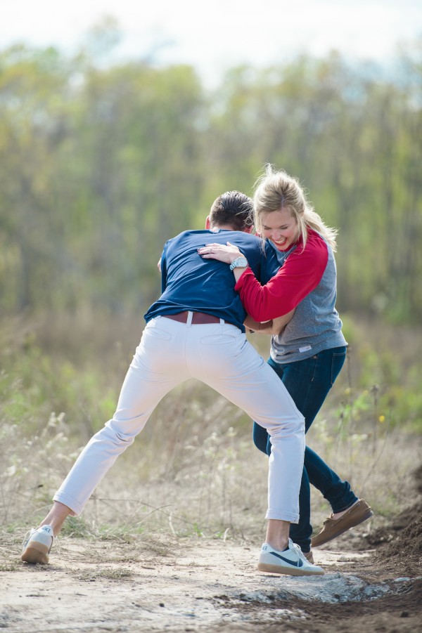 football engagement shoot 