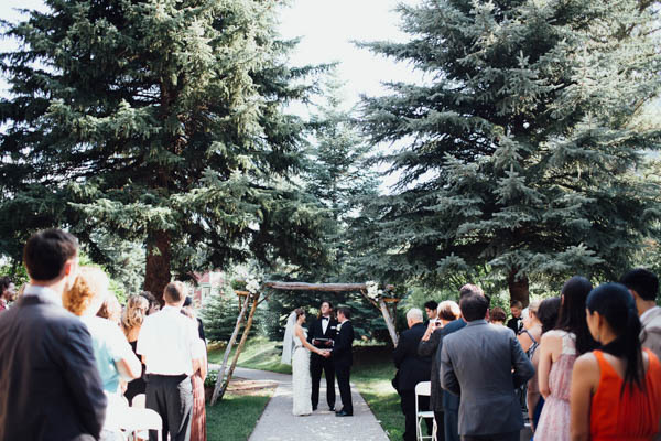 beautiful mountain ceremony space