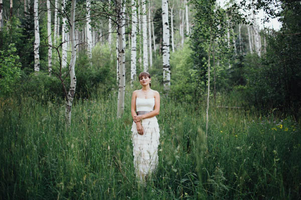 natural bridal portrait