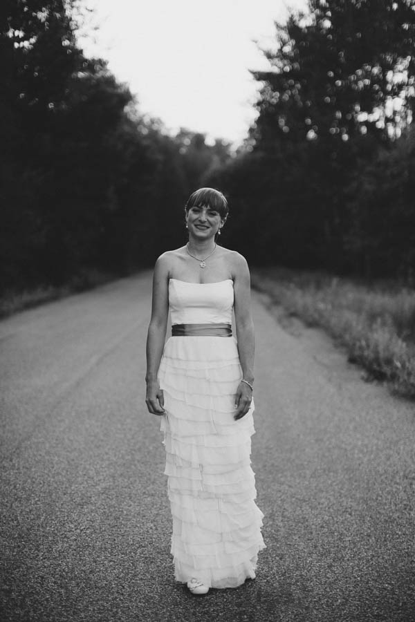 simple bridal portrait