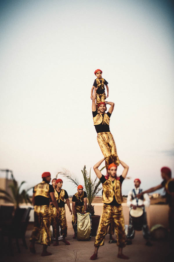 Moroccan destination wedding entertainment