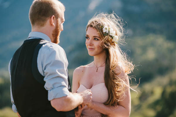 intimate ceremony portrait