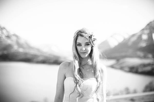 natural bridal portrait