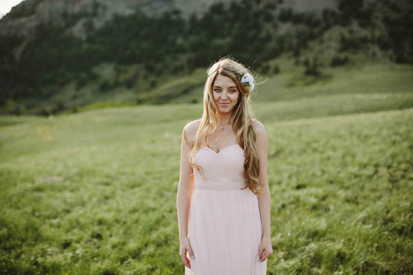 simple bohemian bridal fashion