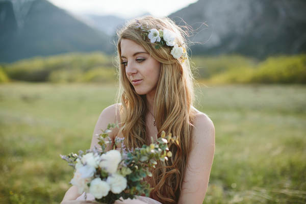 bohemian floral crown