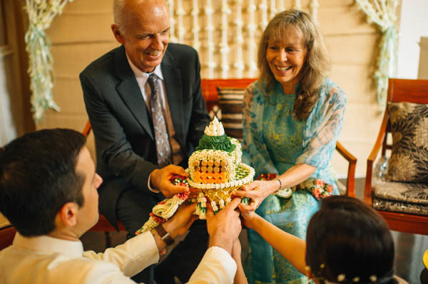 beautiful and intricate Thailand wedding ceremony