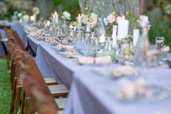 whimsical carnival wedding tablescape