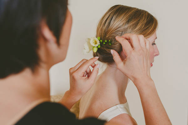 floral hairpiece