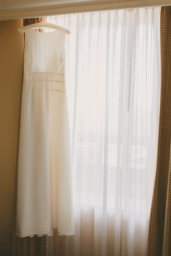 classic and simple J. Crew wedding dress