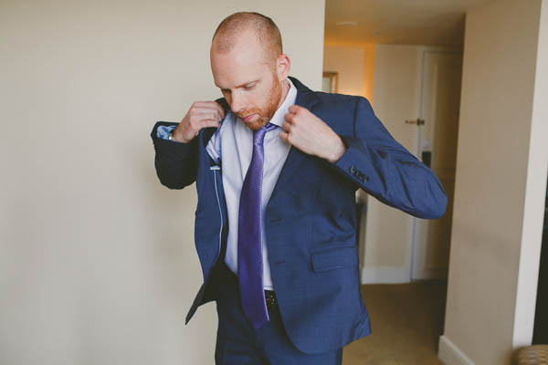 groom getting ready