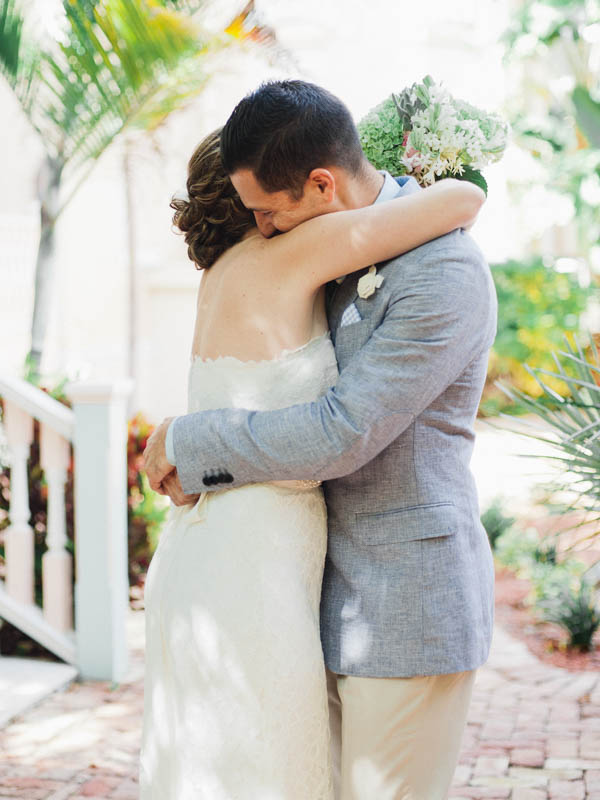 couple's hug portrait