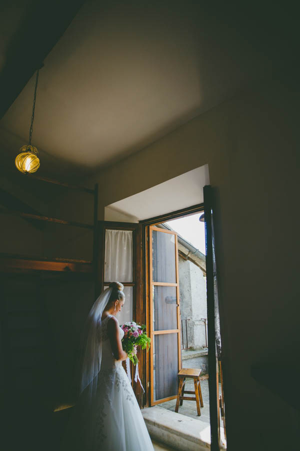 bride before the ceremony