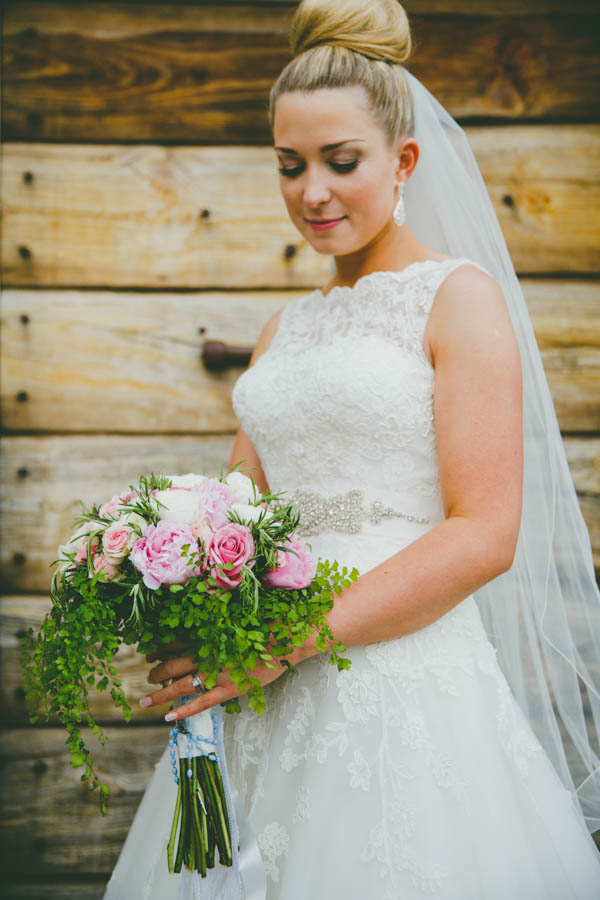 chic bridal portrait