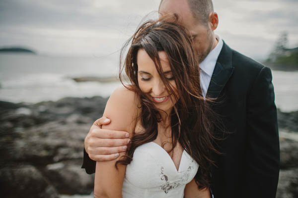 beautiful beach couple's portrait