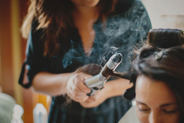 bride getting ready