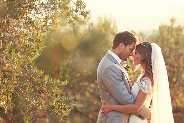 breathtaking Italian wedding couple's portrait