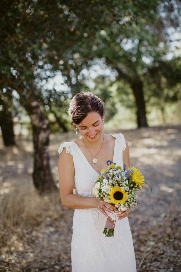 simple and natural bridal portrait