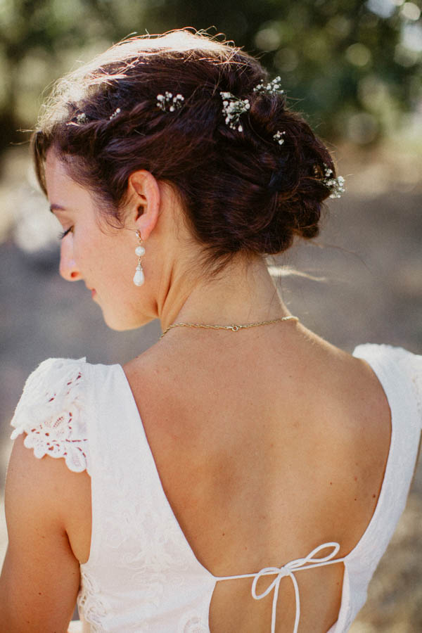 beautiful baby's breath undo and open back dress