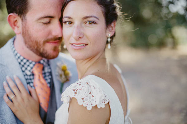 stunning nature wedding portrait