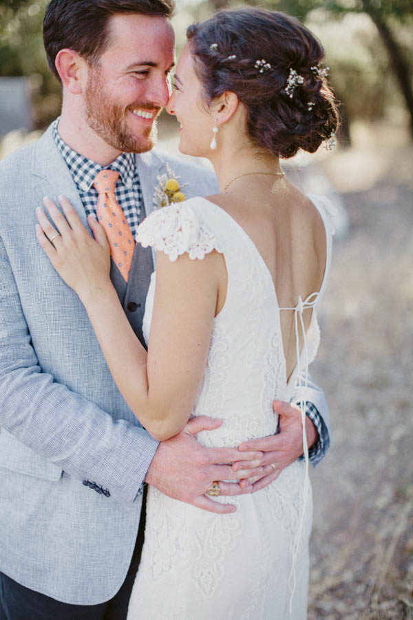 romantic couple's portrait