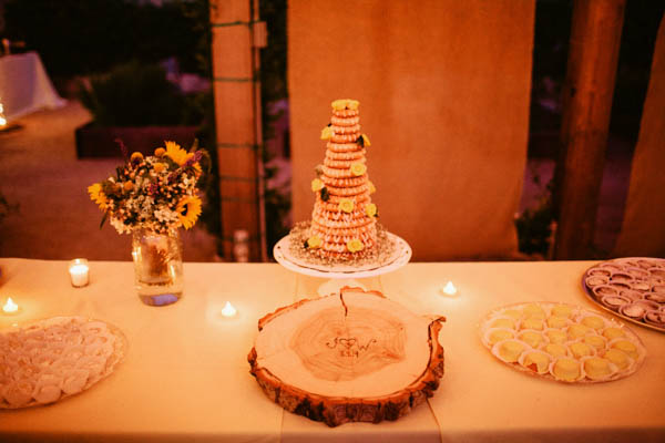 vintage nature inspired dessert table