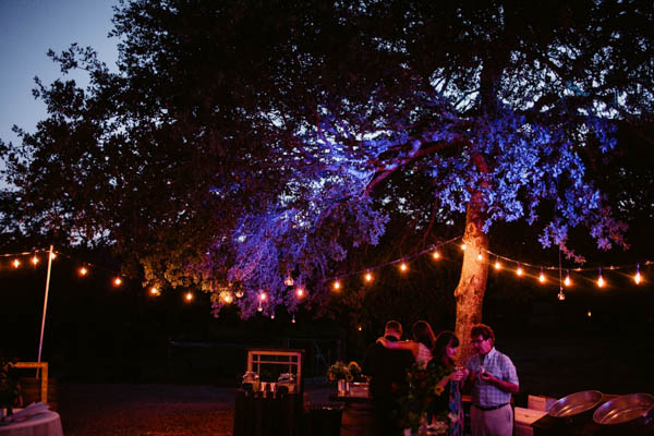 beautiful outdoor wedding reception