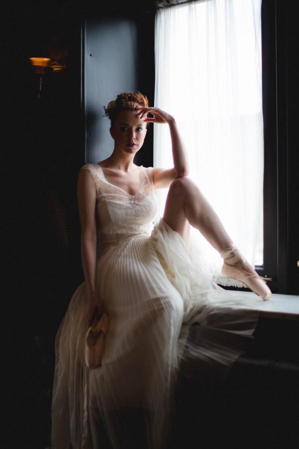 Ballet Bridal Fashion Styled Shoot Junebug Weddings 