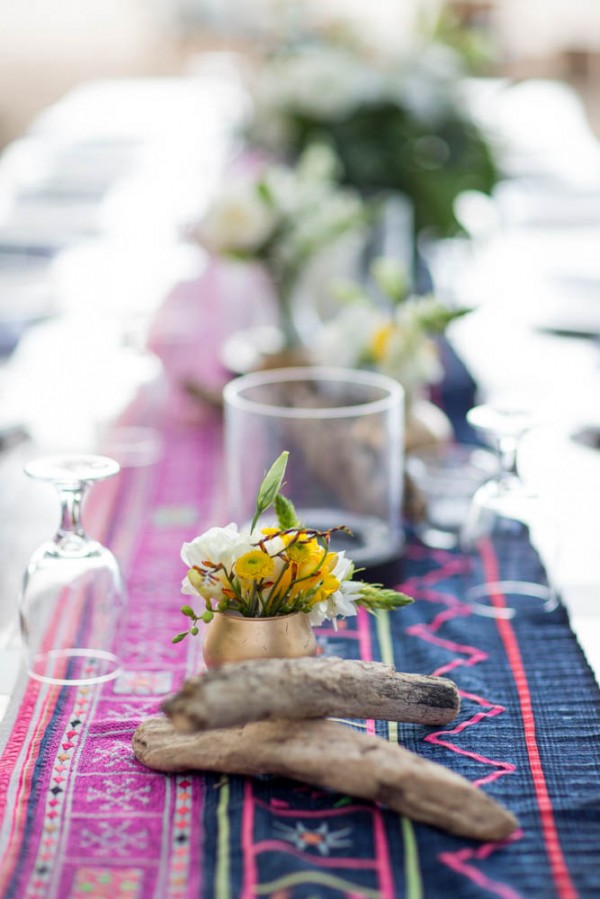 bohemian table runner