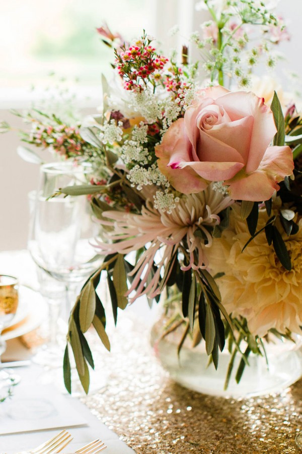 blush and sage bouquet