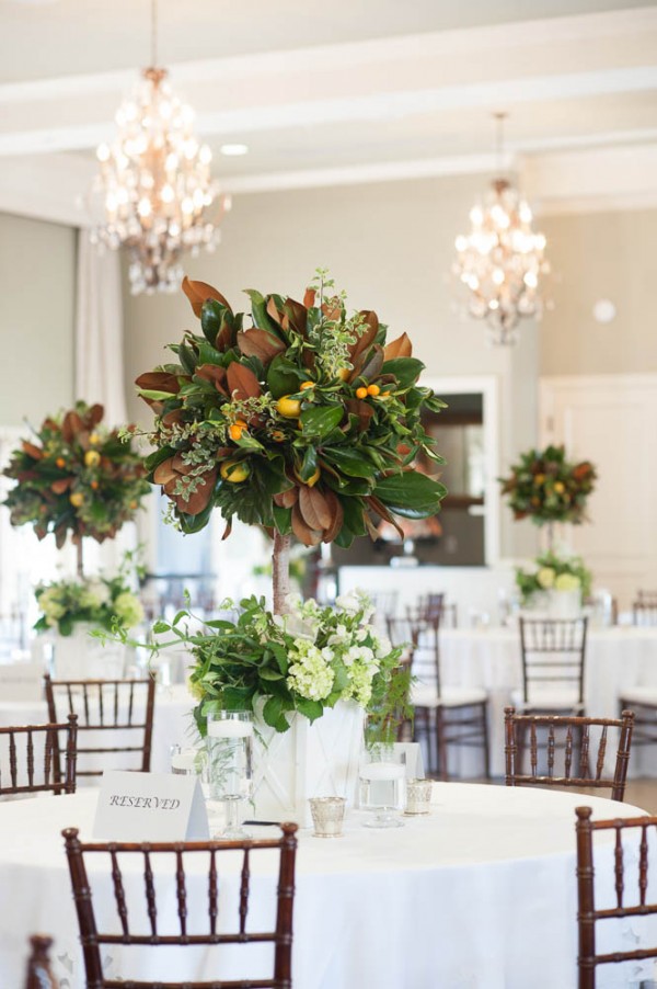 orange tree centerpiece