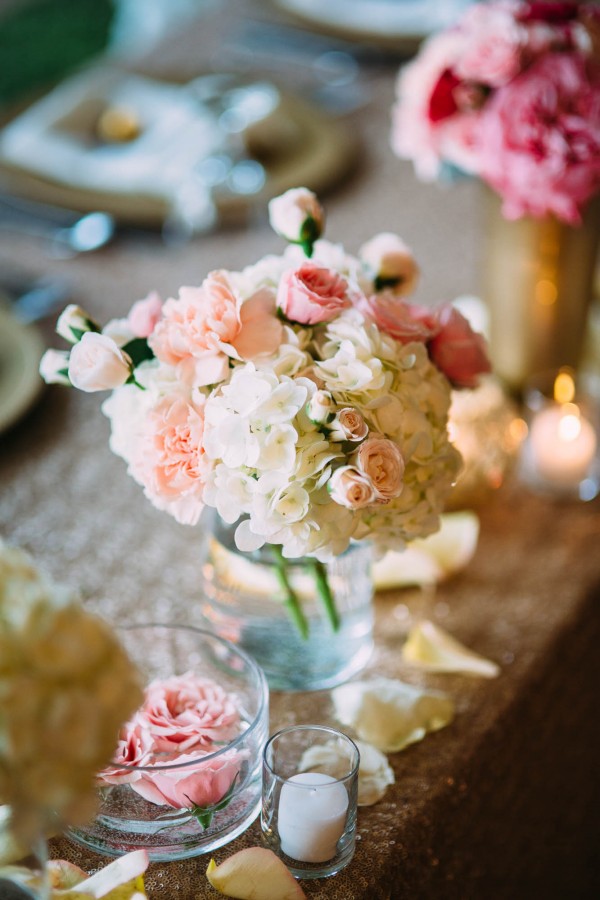 Elegant Pink and Gold Wedding in Nebraska | Junebug Weddings