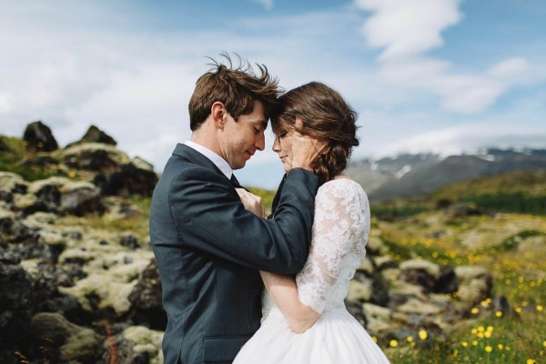 romantic Iceland wedding