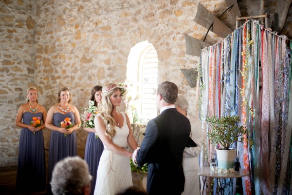 vintage-inspired barn wedding