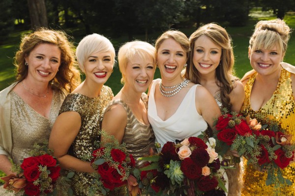 glamorous bridesmaids looks