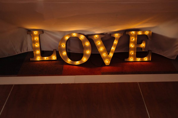 LOVE marquee