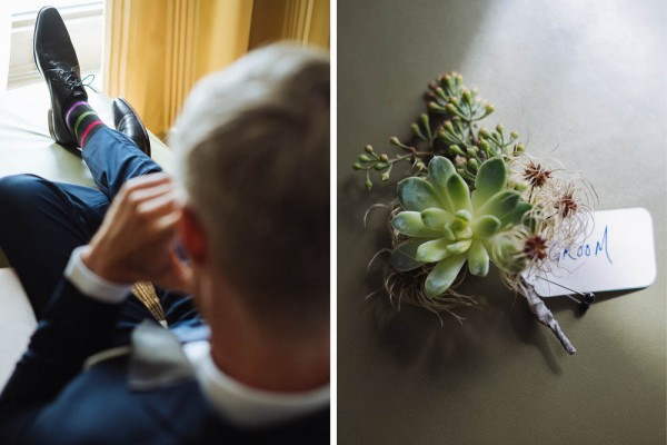 succulent boutonniere 