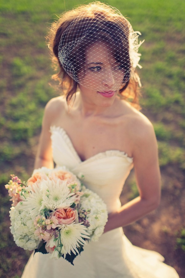 vintage inspired bridal bouquet