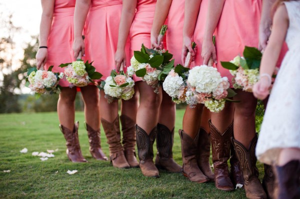 bridesmaids in boots