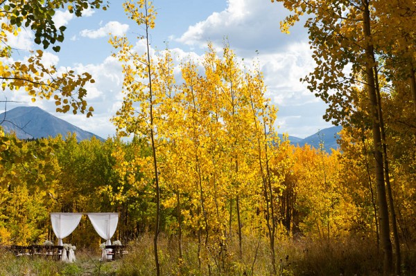 wedding ceremony in Aspen