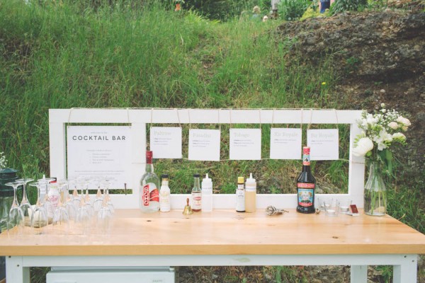 wedding craft cocktail bar